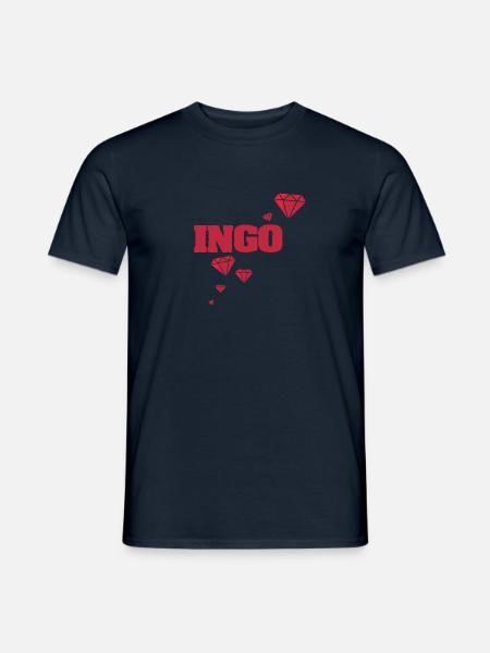 Nom : Ingo - T-shirt homme - marine