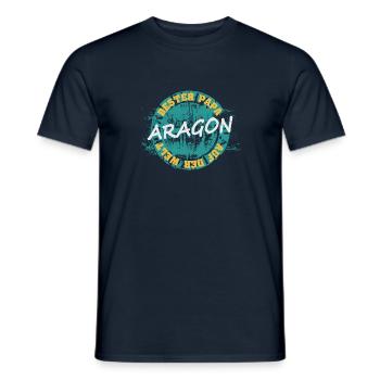 Aragon als Vatertag - Männer T-Shirt - Navy - Vorne - AI Model Male 178 light (178cm)