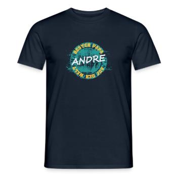 Father's Day Andre - Men's T-Shirt - navy - Front - AI Model Male 178 light (178cm)