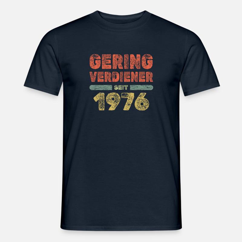 Spruch 1976 - Männer T-Shirt - Navy