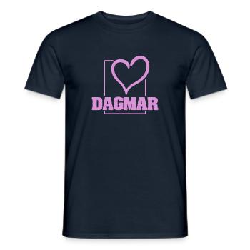 Bachelorette Dagmar - Men's T-Shirt - navy - Front - AI Model Male 178 light (178cm)