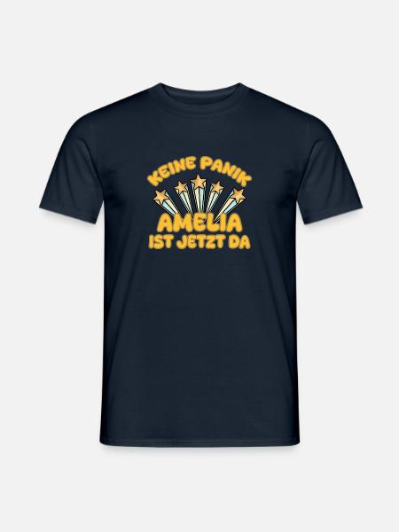 First name Amelia - Men's T-Shirt - navy