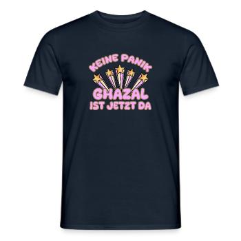 Frauenname Ghazal - Männer T-Shirt - Navy - Vorne - AI Model Male 178 light (178cm)