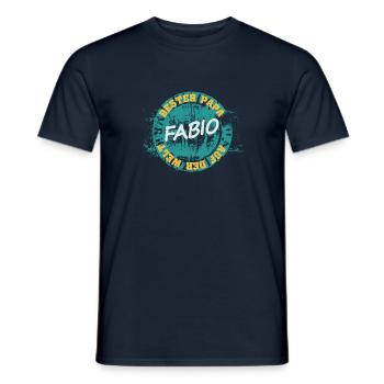 Gift for Fabio - Men's T-Shirt - navy - Front - AI Model Male 178 light (178cm)