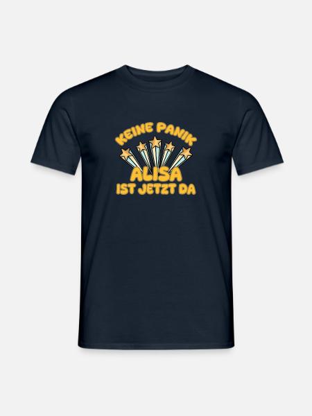 First name Alisa - Men's T-Shirt - navy