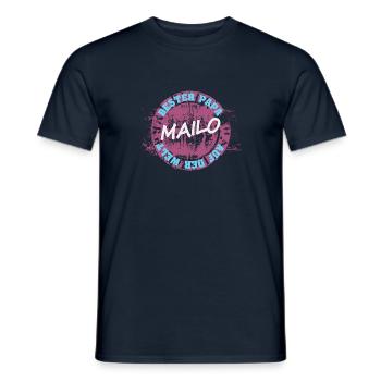 Vatertag Mailo - Männer T-Shirt - Navy - Vorne - AI Model Male 178 light (178cm)