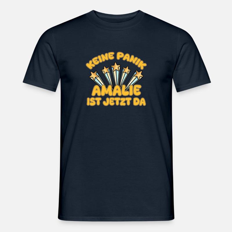 Amalie - Männer T-Shirt - Navy