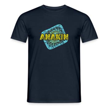 Warp Enterprise Stardust Anakin - T-shirt homme - marine - Devant - AI Model Male 178 light (178cm)