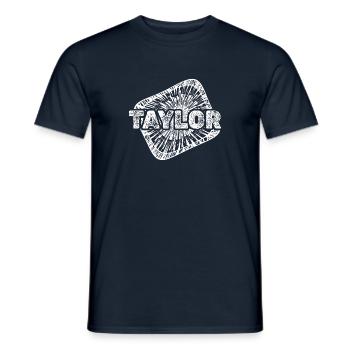 Gift for Taylor - Men's T-Shirt - navy - Front - AI Model Male 178 light (178cm)