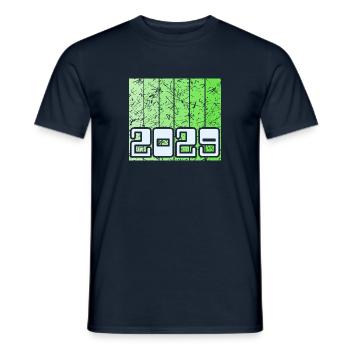 2029 - Männer T-Shirt - Navy - Vorne - AI Model Male 178 light (178cm)