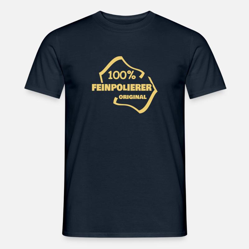 Beruf Feinpolierer - Männer T-Shirt - Navy