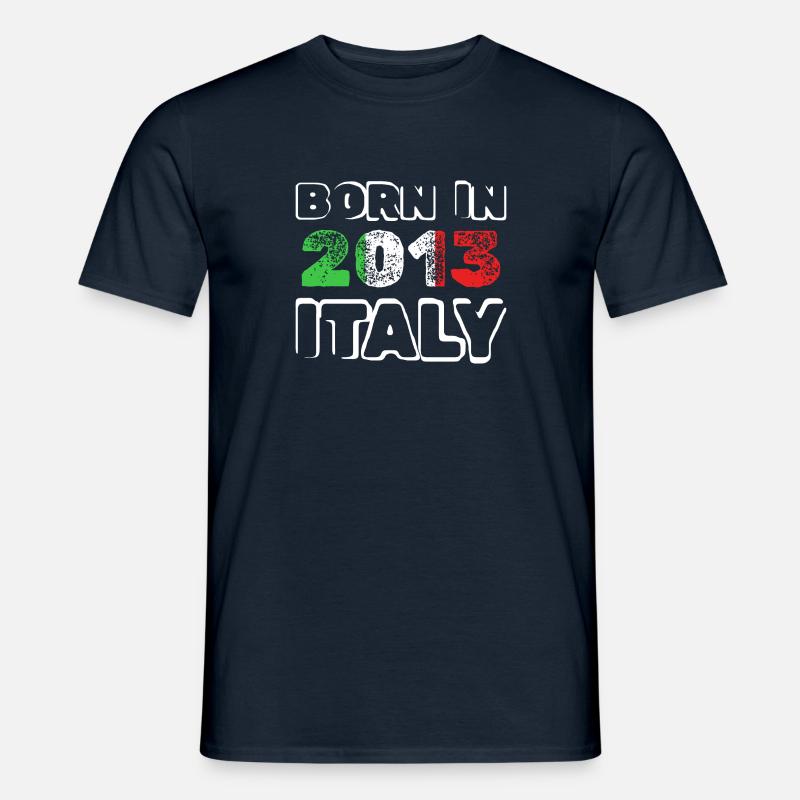Geboren 2013 - Männer T-Shirt - Navy