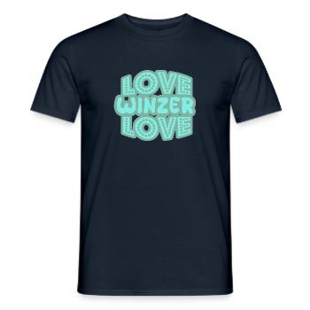 Saying winegrowers - Men's T-Shirt - navy - Front - AI Model Male 178 light (178cm)