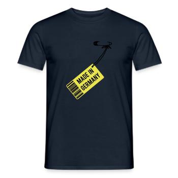 Made in Germany - Men's T-Shirt - navy - Front - AI Model Male 178 light (178cm)