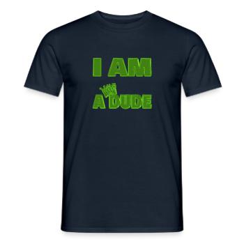 Nom du roi Dude - T-shirt homme - marine - Devant - AI Model Male 178 light (178cm)