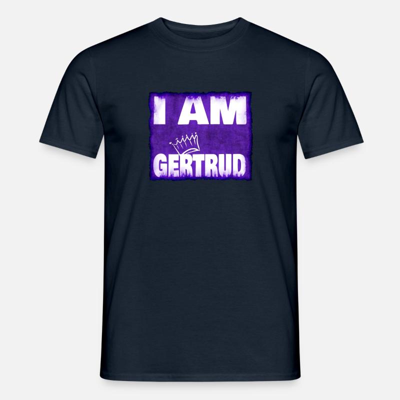 Gertrud - Männer T-Shirt - Navy