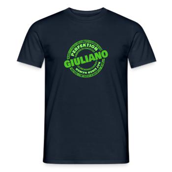 Perfektion GIULIANO - Männer T-Shirt - Navy - Vorne - AI Model Male 178 light (178cm)