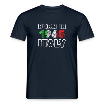 Italie 1965 - T-shirt homme - marine - Devant - AI Model Male 178 light (178cm)