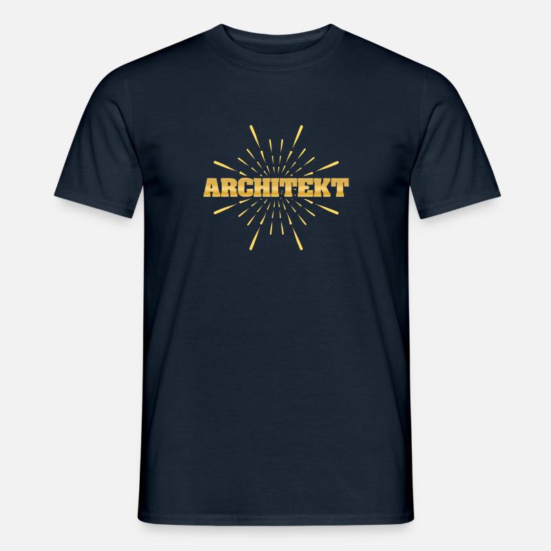 Architekt - Männer T-Shirt - Navy