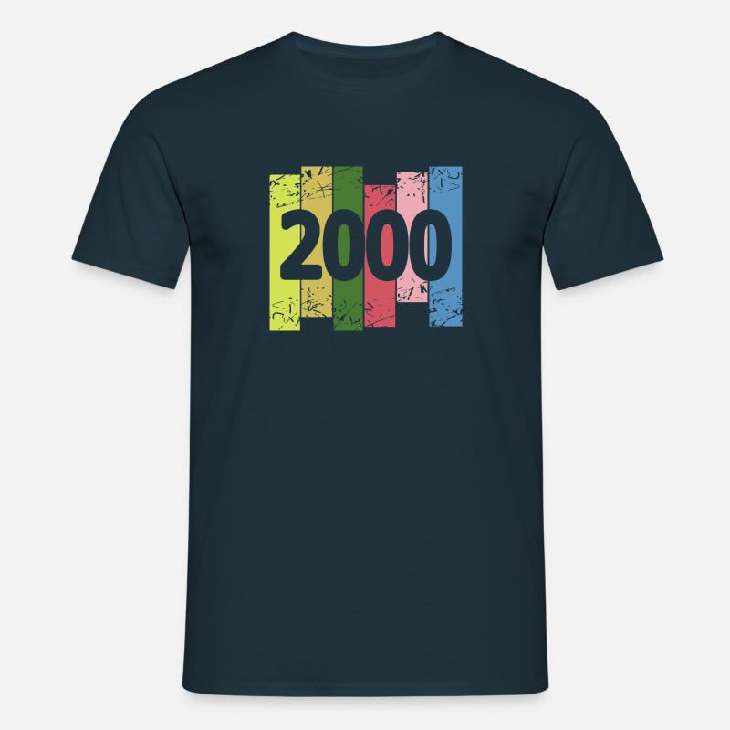 2000 - Männer T-Shirt - Navy