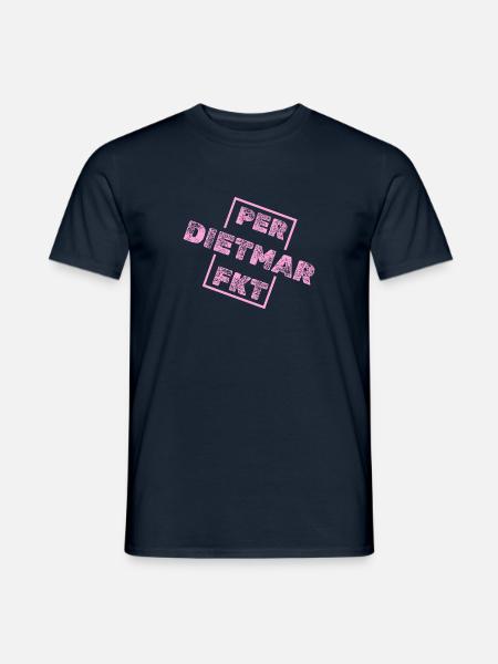 Dietmar als Dietmar - Männer T-Shirt - Navy