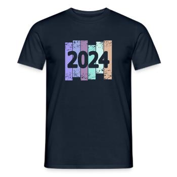 Voiture de collection 2024 - T-shirt homme - marine - Devant - AI Model Male 178 light (178cm)