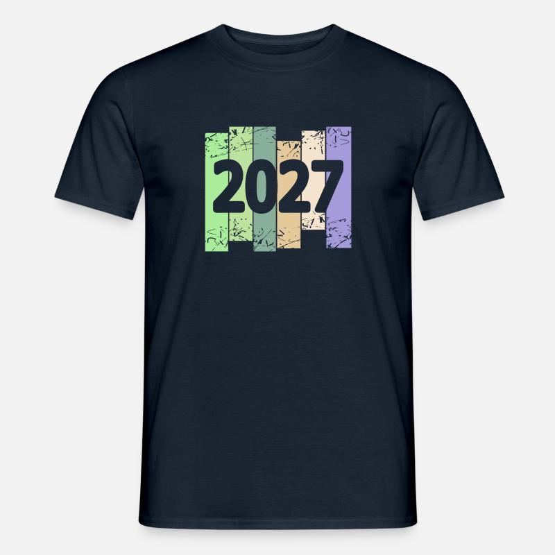 2027 - Männer T-Shirt - Navy