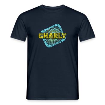 Leisure time Charly - Men's T-Shirt - navy - Front - AI Model Male 178 light (178cm)