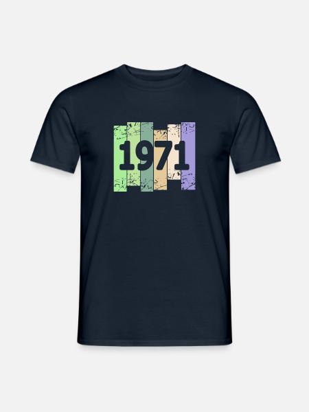 1971 - T-shirt homme - marine