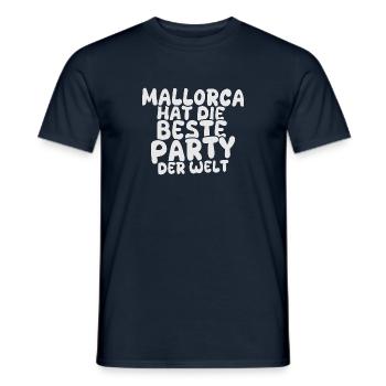 Mallorca as a holiday destination - Men's T-Shirt - navy - Front - AI Model Male 178 light (178cm)