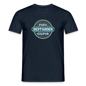 Vorname Caspar - Männer T-Shirt - Navy - Vorne - AI Model Male 178 light (178cm)