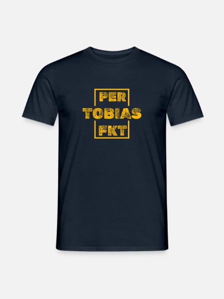 Tobias as Tobias - Men's T-Shirt - navy
