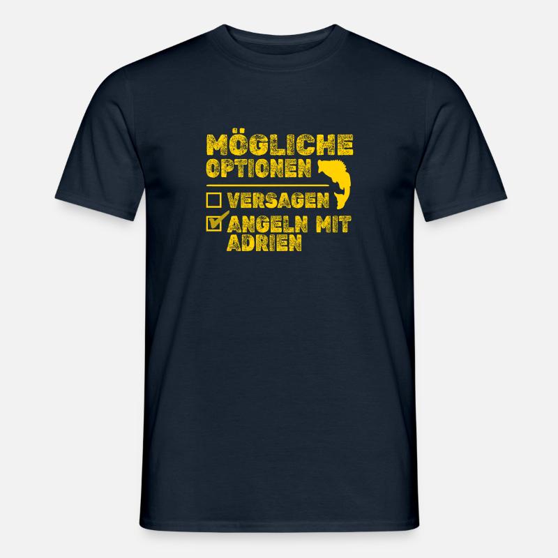 Adrien als Adrien - Männer T-Shirt - Navy
