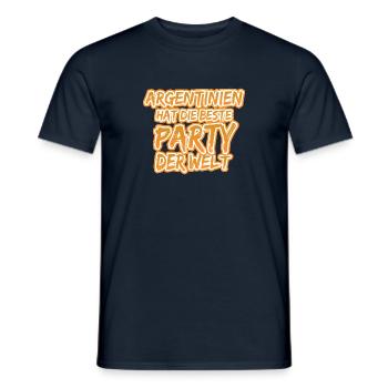 Gift for Argentina - Men's T-Shirt - navy - Front - AI Model Male 178 light (178cm)