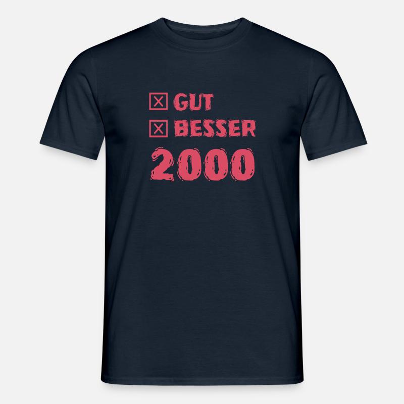 2000 - Männer T-Shirt - Navy