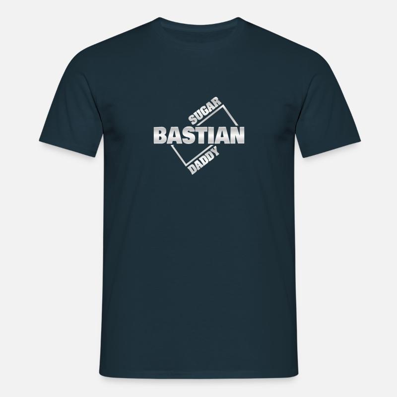 Daddy Bastian - Männer T-Shirt - Navy