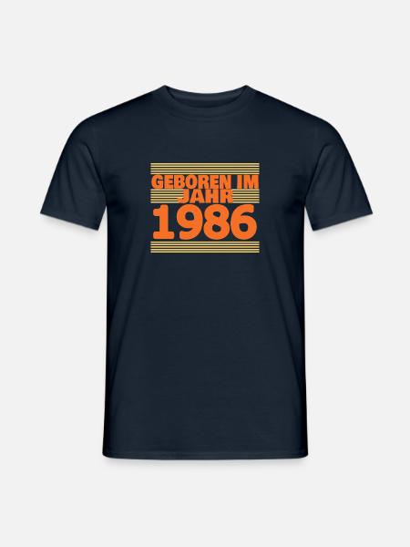 1986 - Männer T-Shirt - Navy