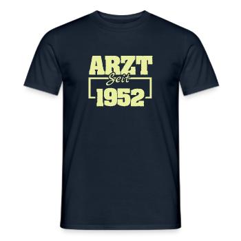 1952 - T-shirt homme - marine - Devant - AI Model Male 178 light (178cm)