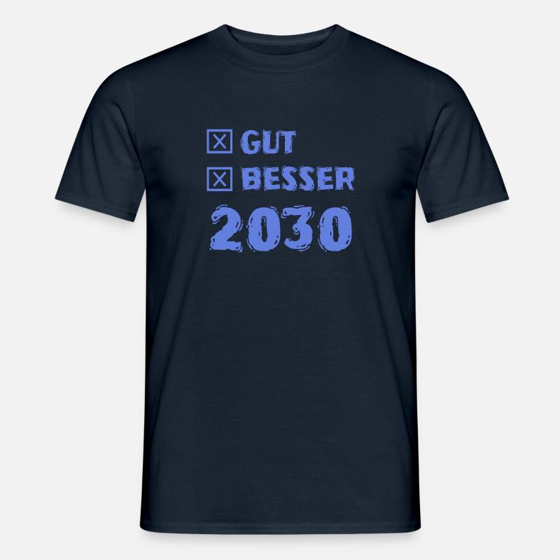 2030 - Männer T-Shirt - Navy