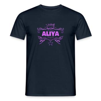 Baby Aliya - Men's T-Shirt - navy - Front - AI Model Male 178 light (178cm)