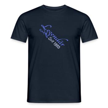 Jahr 1953 - Männer T-Shirt - Navy - Vorne - AI Model Male 178 light (178cm)