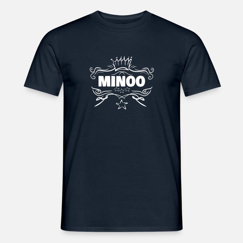 Mädchenname Minoo - Männer T-Shirt - Navy