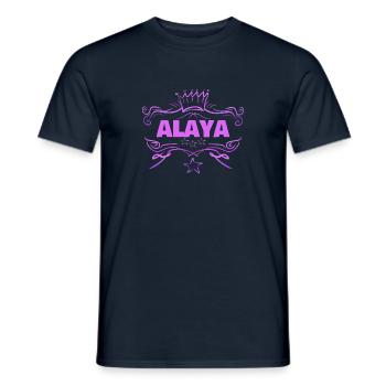 Bébé Alaya - T-shirt homme - marine - Devant - AI Model Male 178 light (178cm)