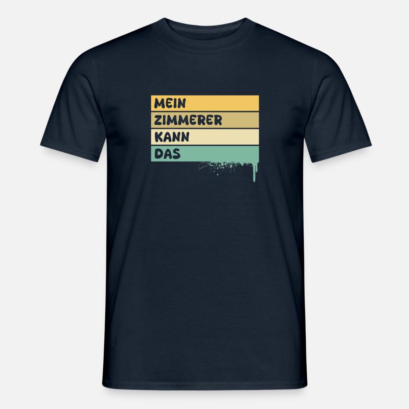 Zimmerer - Männer T-Shirt - Navy