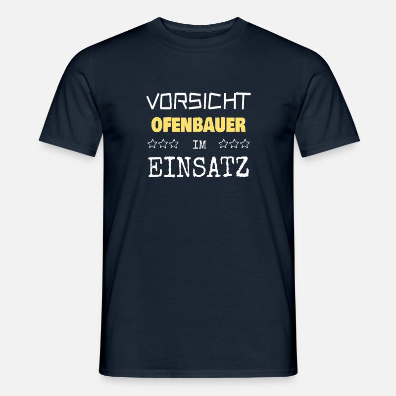 Constructeur de poêles comme vocation - T-shirt homme - marine