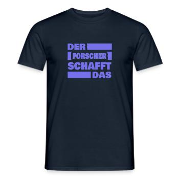 Forscher als Arbeit - Männer T-Shirt - Navy - Vorne - AI Model Male 178 light (178cm)