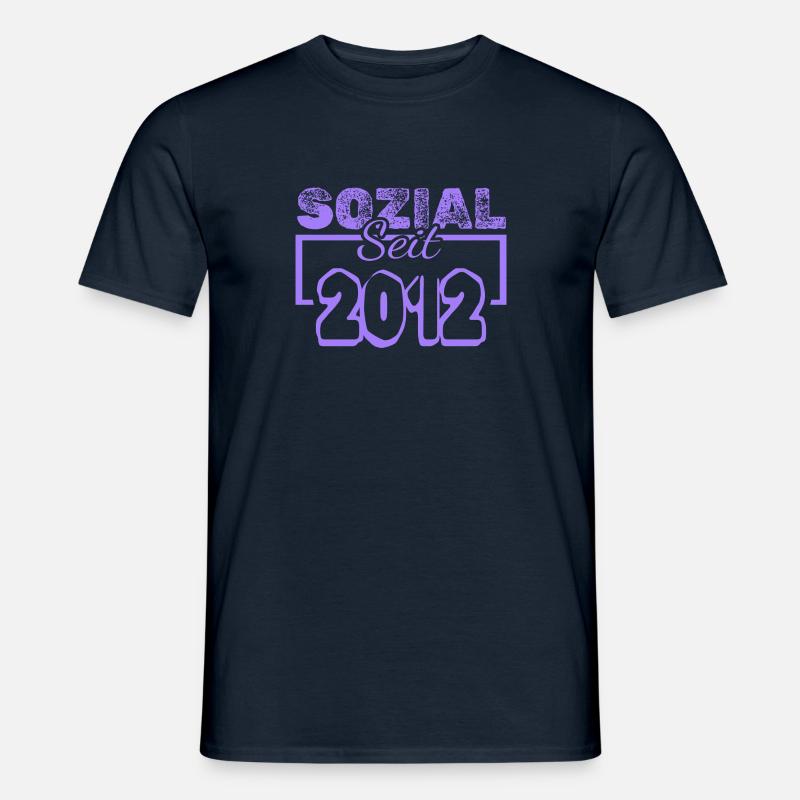 Sozialarbeiter 2012 - Männer T-Shirt - Navy