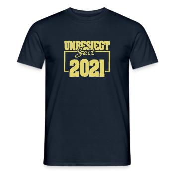 seit 2021 - Männer T-Shirt - Navy - Vorne - AI Model Male 178 light (178cm)