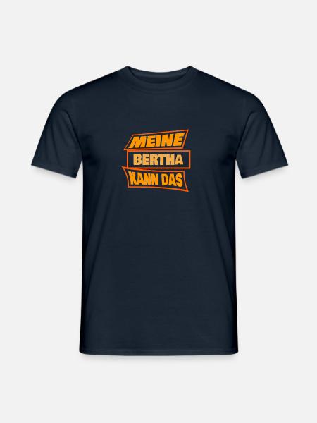 Bertha - Männer T-Shirt - Navy