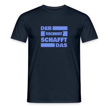 Pisciculteur - T-shirt homme - marine - Devant - AI Model Male 178 light (178cm)